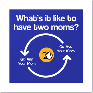 Endless loop of "go ask your mom" Posters and Art